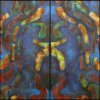 'Morphes' - Tript., aussen - Acryl / Lwd - 120 x 120 cm - 15.09.10 